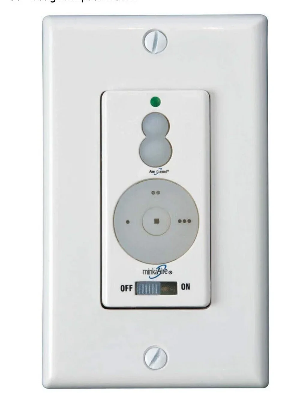 Minka Aire WC400 DC Wall Control or Remote w/Full Function, White